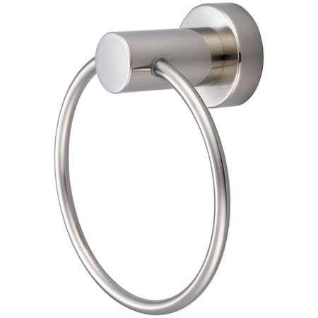 Pioneer Industries Towel Ring in PVD Brushed Nickel 7MT034-BN